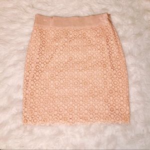 Forever 21 Lace Mini Pencil Skirt